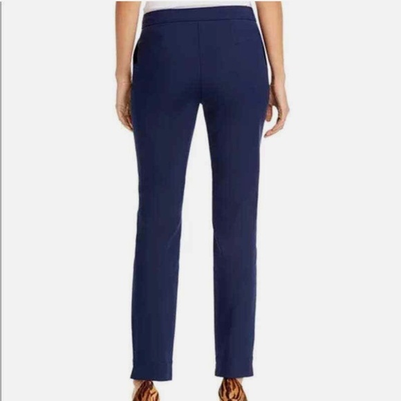 Lafayette 148 Royal Blue  “Manhattan” Step Hem Slim Pants Size 10 New With Tags! - Picture 5 of 12